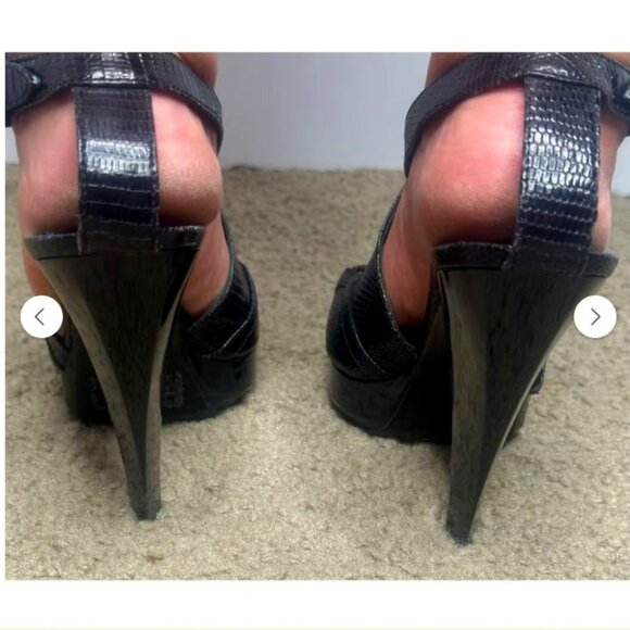 Burberry Python🔥5" Platform Heels - Picture 8 of 16